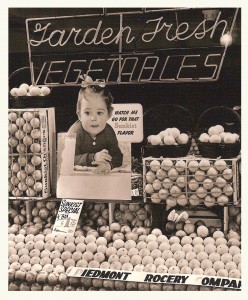 Produce Department 1925, citrus window display