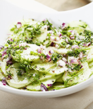 Two Summer Salads: Cucumber Dill Salad