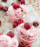 Tart Cherry Frozen Yogurt