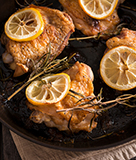 Canal House Style Chicken Thighs with Lemon