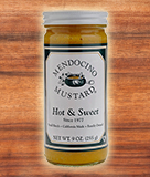 Mendocino Hot & Sweet Mustard