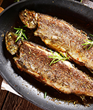 Pan-Fried Trout with Lemon Butter Sauce