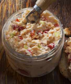 Photo of Amy’s Pimento Cheese Spread in a jar