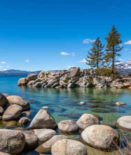 Image of Lake Tahoe for the California State Parks Library Pass