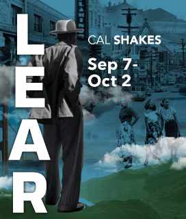 Photo of poster from Cal Shakes Lear