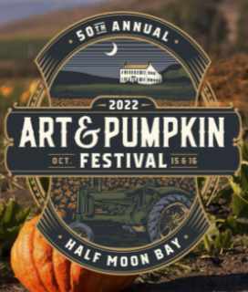 Poster from Half Moon Bay Pumpkin Festival 2022 