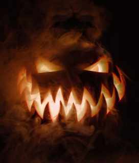 Halloween Happenings spooky pumpkin