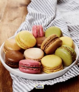 Image of a plate of Macarons by Brioche Pasquier