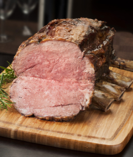 Photo of prime rib for Order Your Holiday Meats
