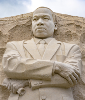 Photo of memorial for MLK Day of Service 2024