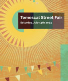 Poster for 2024 Temescal Street Fair 